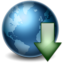 Earth Download Icon 128x128 png